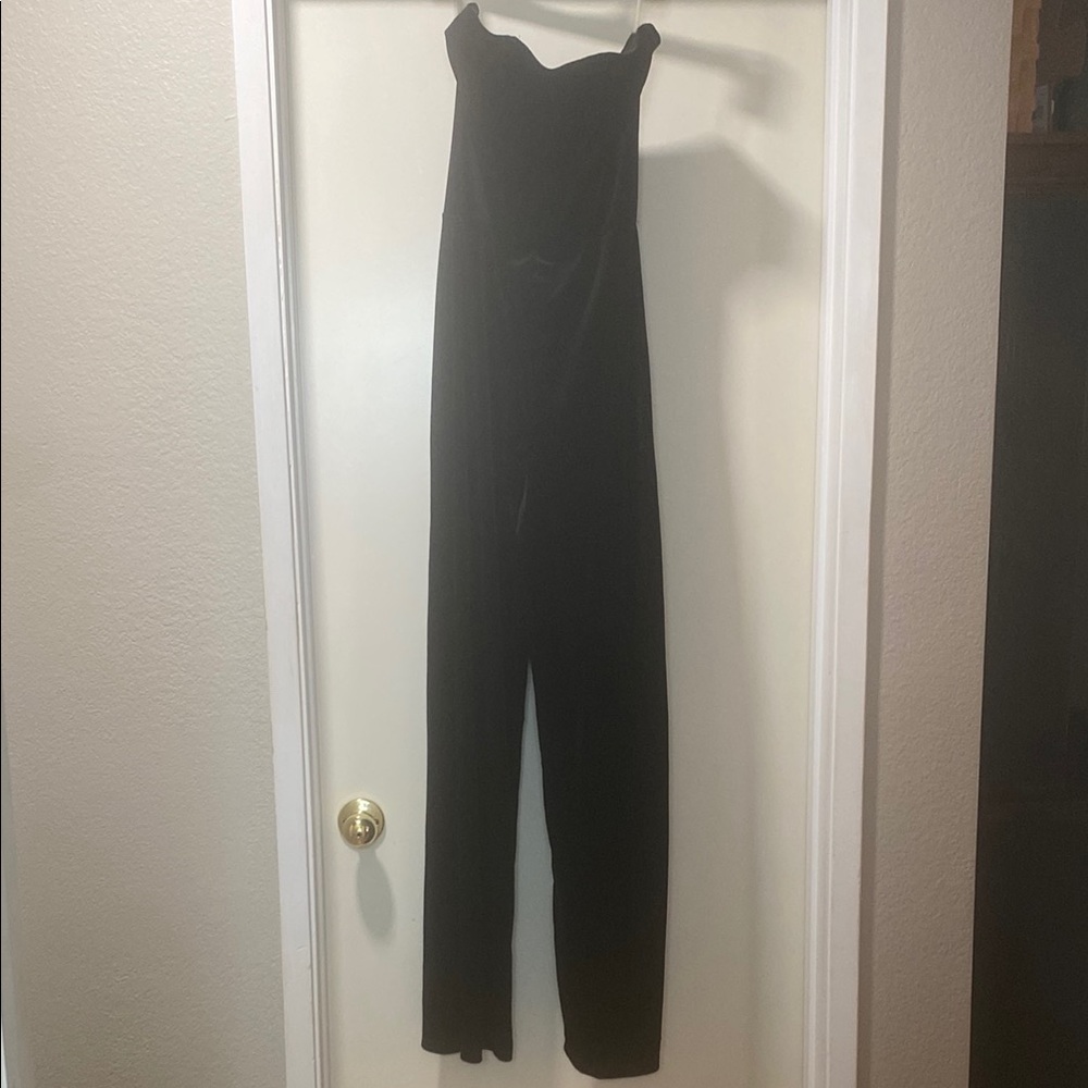 Windsor Strapless Black Jumpsuit